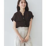ダブルポケットスキッパーブラウス【洗濯機洗い可/イージーアイロン】 | index | 詳細画像23 