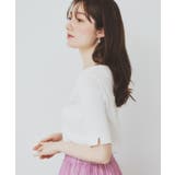 《7色展開/XS-LLサイズ》ボートネックリブトップス【UV/洗濯機洗い可】 | index | 詳細画像2 