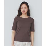 《7色展開/XS-LLサイズ》ボートネックリブトップス【UV/洗濯機洗い可】 | index | 詳細画像31 