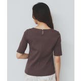 《7色展開/XS-LLサイズ》ボートネックリブトップス【UV/洗濯機洗い可】 | index | 詳細画像33 