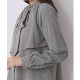 アシンメトリーレイヤードボウタイブラウス【洗濯機OK イージーアイロン 防シワ】… | index | 詳細画像32 