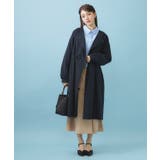 ヴィンテージクロスノーカラーロング【洗濯機OK／イージーアイロン／ストレッチ】 | index | 詳細画像10 