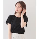 ブラック(019) | 【UVケア 接触冷感 吸水速乾】薄手なのに透けにくい！ベーシックTシャツ《洗濯機… | index