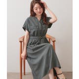 チャコールグレー(814) | ダブルポケットスキッパーワンピース【防シワ 洗濯機OK】《XS～3L 6col》 | index
