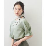 【接触冷感】タックパフスリーブブラウス《吸水速乾 防シワ 洗濯機OK | index | 詳細画像30