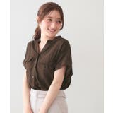 【接触冷感】ダブルポケットスキッパーブラウス《吸水速乾 防シワ 洗濯機OK | index | 詳細画像18 