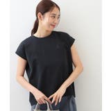 ネイビー(094) | 【接触冷感／UV】ワンポイント刺繍Tシャツ《7col／XS~3L／洗濯機OK》 | index