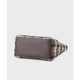 【2WAY】ラメツイードチェックコンビミドルハンドバッグ | index | 詳細画像9 