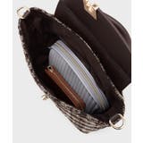 【2WAY】ラメツイードチェックコンビミドルハンドバッグ | index | 詳細画像12 