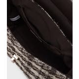 【2WAY】ラメツイードチェックコンビミドルハンドバッグ | index | 詳細画像13 