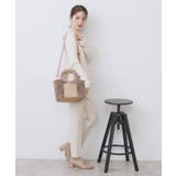 フリルハンドル フェイクファーミドルトートバッグ | index | 詳細画像5 