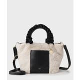 フリルハンドル フェイクファーミドルトートバッグ | index | 詳細画像9 