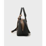 軽量合皮バイカラーミドルボストンバッグ【2WAY】 | index | 詳細画像7 