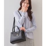 ブラック(019) | 2WAYカシメデザインミドルトート | index