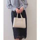 ベージュ(052) | 2WAYカシメデザインミドルトート | index