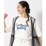 ホワイト(201) | 【洗える/プチプラ/綿100%】グラフィック半袖ゆるTシャツ | SHOO・LA・RUE