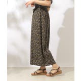 コーデのアクセントに とろみ総柄ガウチョパンツ | SHOO・LA・RUE | 詳細画像11