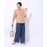 【洗える/綿100%/プチプラ】アウトも決まる ラウンドヘム プリントTシャツ | SHOO・LA・RUE | 詳細画像23