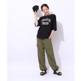 【洗える/綿100%/プチプラ】アウトも決まる ラウンドヘム プリントTシャツ | SHOO・LA・RUE | 詳細画像3