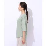 【洗える/綿100%/プチプラ】アウトも決まる ラウンドヘム プリントTシャツ | SHOO・LA・RUE | 詳細画像26
