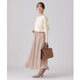 【洗える】大人上品で華やかに フラワープリントスカート | SHOO・LA・RUE | 詳細画像5