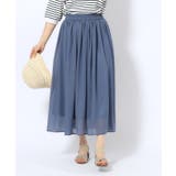 【歩くたび揺れる】上品な透け感カラーボイルスカート | SHOO・LA・RUE | 詳細画像10