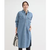 【S-LL】ロングシーズン活躍 デニムシャツワンピース | SHOO・LA・RUE | 詳細画像5 