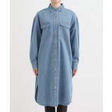 【S-LL】ロングシーズン活躍 デニムシャツワンピース | SHOO・LA・RUE | 詳細画像13 