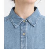 【S-LL】ロングシーズン活躍 デニムシャツワンピース | SHOO・LA・RUE | 詳細画像16 