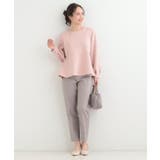 【洗濯機可/S-3L/美脚シルエット】きちんと見えする ソフトスティックパンツ | SHOO・LA・RUE | 詳細画像30 