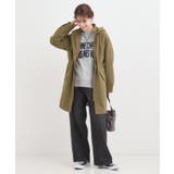 【S-LL】脚のラインを拾いにくい デニムワイドパンツ | SHOO・LA・RUE | 詳細画像25 