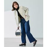 【S-LL】脚のラインを拾いにくい デニムワイドパンツ | SHOO・LA・RUE | 詳細画像28 