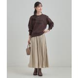 【洗濯機可/ちくちくしにくい】大人のための スウェットライク刺繍ロゴニット | SHOO・LA・RUE | 詳細画像24 