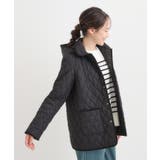 【撥水/フード取り外し可】サッと羽織れる ダイヤ柄キルトジャケット | SHOO・LA・RUE | 詳細画像2 