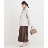 【撥水/フード取り外し可】サッと羽織れる ダイヤ柄キルトジャケット | SHOO・LA・RUE | 詳細画像12 