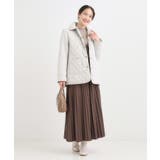 【撥水/フード取り外し可】サッと羽織れる ダイヤ柄キルトジャケット | SHOO・LA・RUE | 詳細画像13 