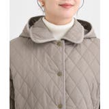 【撥水/フード取り外し可】サッと羽織れる ダイヤ柄キルトジャケット | SHOO・LA・RUE | 詳細画像25 