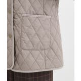 【撥水/フード取り外し可】サッと羽織れる ダイヤ柄キルトジャケット | SHOO・LA・RUE | 詳細画像28 