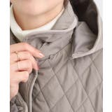 【撥水/フード取り外し可】サッと羽織れる ダイヤ柄キルトジャケット | SHOO・LA・RUE | 詳細画像30 