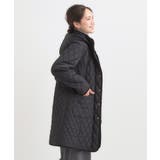 自然にくびれる あったかダイヤ柄キルトコート | SHOO・LA・RUE | 詳細画像10