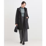 自然にくびれる あったかダイヤ柄キルトコート | SHOO・LA・RUE | 詳細画像13