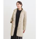 自然にくびれる あったかダイヤ柄キルトコート | SHOO・LA・RUE | 詳細画像18