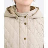 自然にくびれる あったかダイヤ柄キルトコート | SHOO・LA・RUE | 詳細画像26