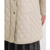 自然にくびれる あったかダイヤ柄キルトコート | SHOO・LA・RUE | 詳細画像30