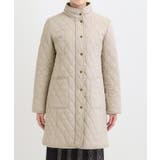 自然にくびれる あったかダイヤ柄キルトコート | SHOO・LA・RUE | 詳細画像34