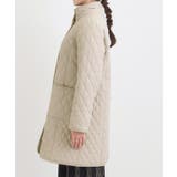 自然にくびれる あったかダイヤ柄キルトコート | SHOO・LA・RUE | 詳細画像35