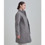 自然にくびれる あったかダイヤ柄キルトコート | SHOO・LA・RUE | 詳細画像5