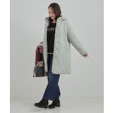 【撥水/フード取り外し可】冬に嬉しいこだわり満載 ひょうたん柄キルトコート | SHOO・LA・RUE | 詳細画像12 