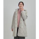 【撥水/フード取り外し可】冬に嬉しいこだわり満載 ひょうたん柄キルトコート | SHOO・LA・RUE | 詳細画像15 