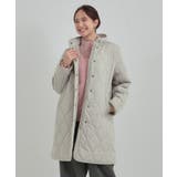 【撥水/フード取り外し可】冬に嬉しいこだわり満載 ひょうたん柄キルトコート | SHOO・LA・RUE | 詳細画像17 